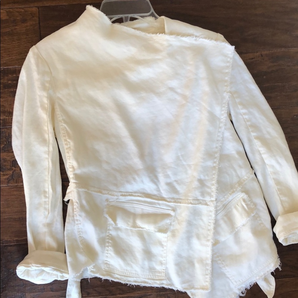 Free People drape-front jacket - Picture 6 of 7
